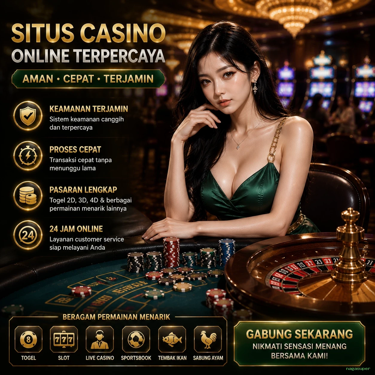 Ikon aplikasi nagasuper resmi
